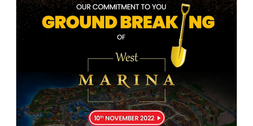 west marina Lahore ground breaking